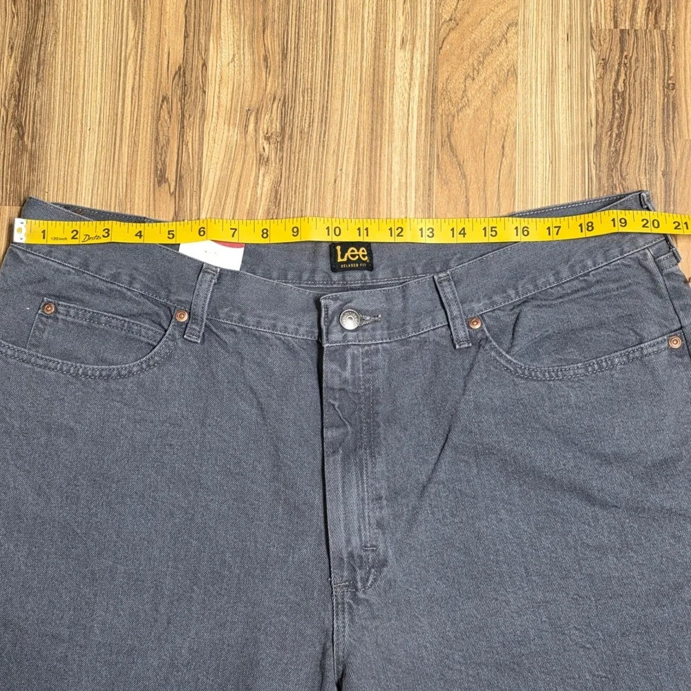 Lee Relaxed Fit Straight Leg Jeans Men's Size‎ 42×32 Thunder Grey New With Tags